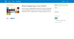 Desktop Screenshot of myworldmytown.com